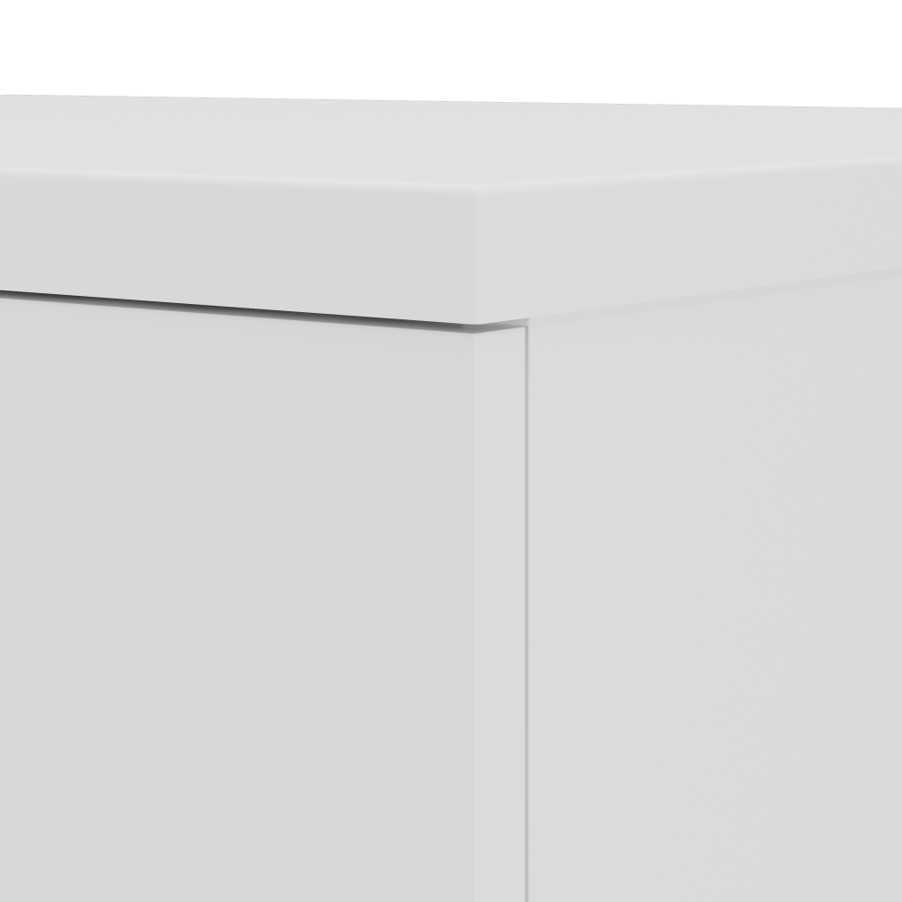 Shop Bush Business Furniture Universal Floor Storage Cabinet with Drawers, Image 06, UNS328WH, #color_white