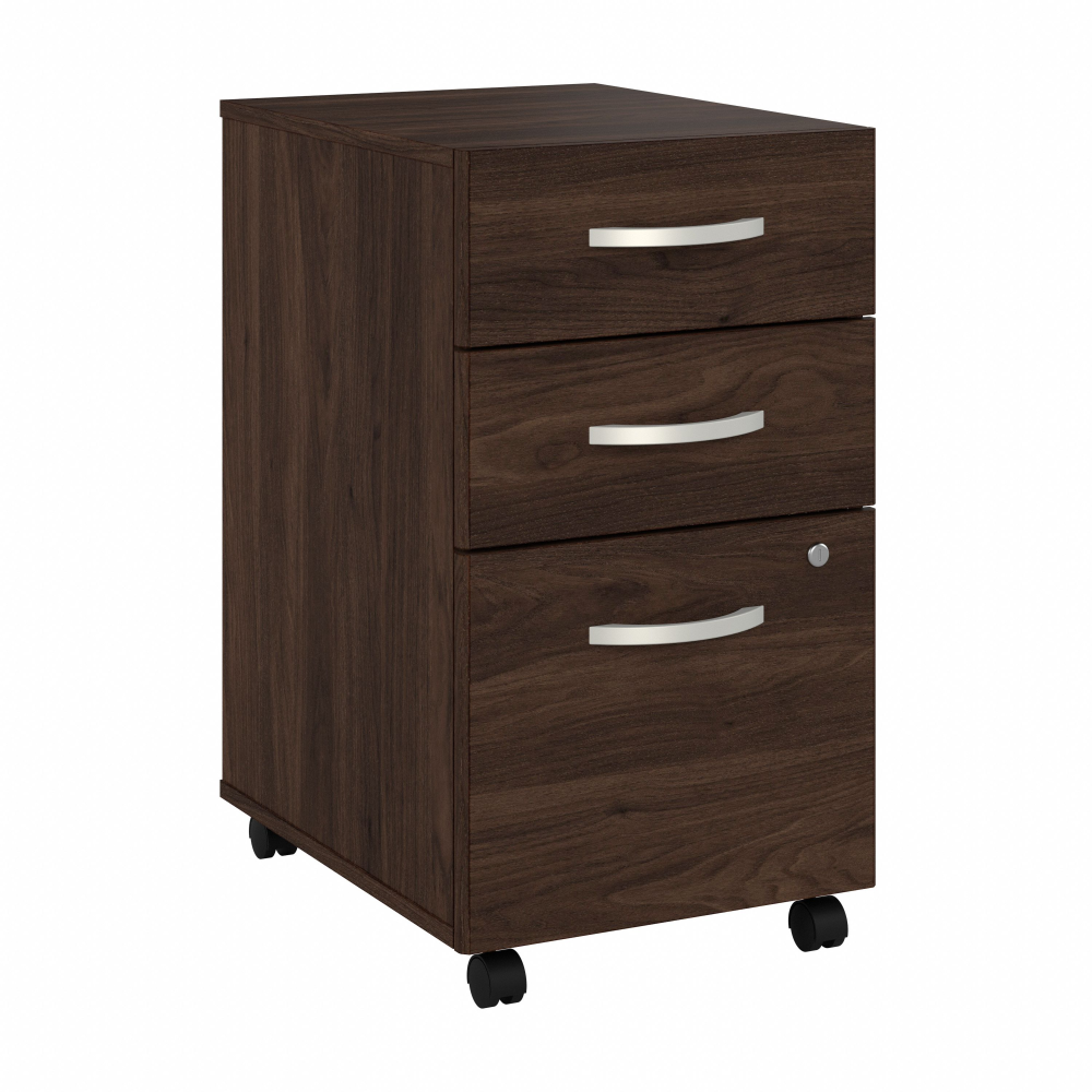 Shop Bush Business Furniture Studio C 3 Drawer Mobile File Cabinet, Image 01, SCF216BWSU, #color_black walnut