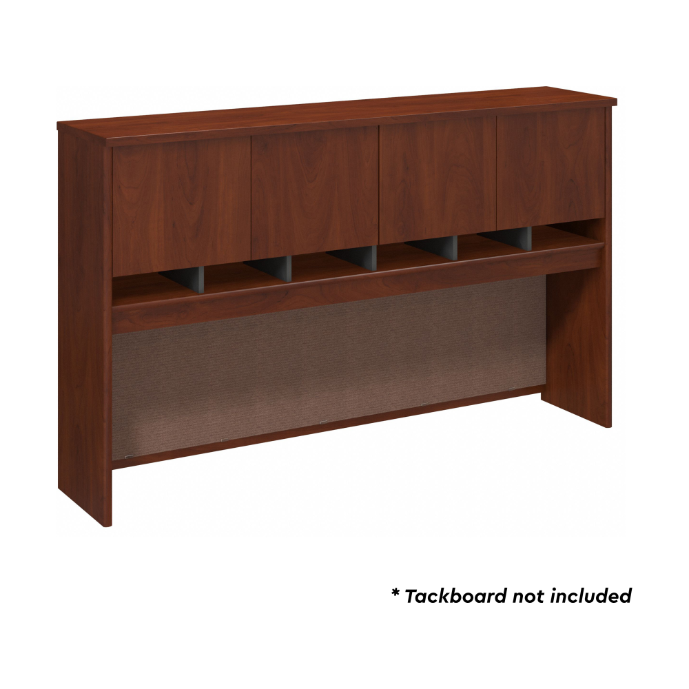 Shop Bush Business Furniture Series C 72W 4 Door Hutch, Image 02, WC24477K, #color_hansen cherry/graphite gray