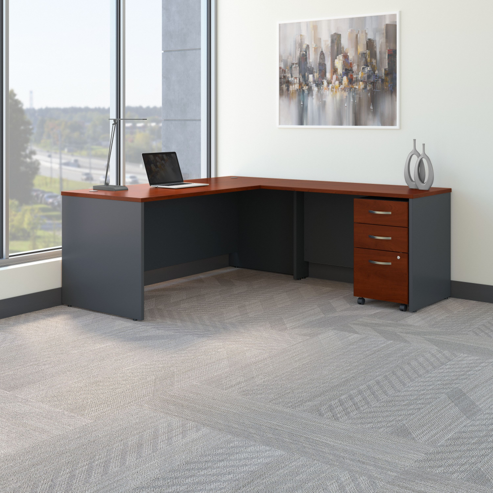 Bush Business Furniture Series C 72W L Shaped Desk with 48W