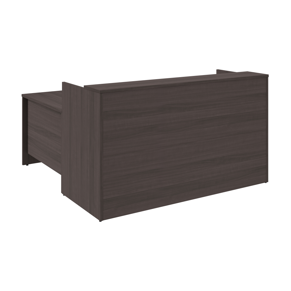 Shop Bush Business Furniture Arrive 72W x 72D L Shaped Reception Desk with Shelf, Image 03, ARV006SG, #color_storm gray
