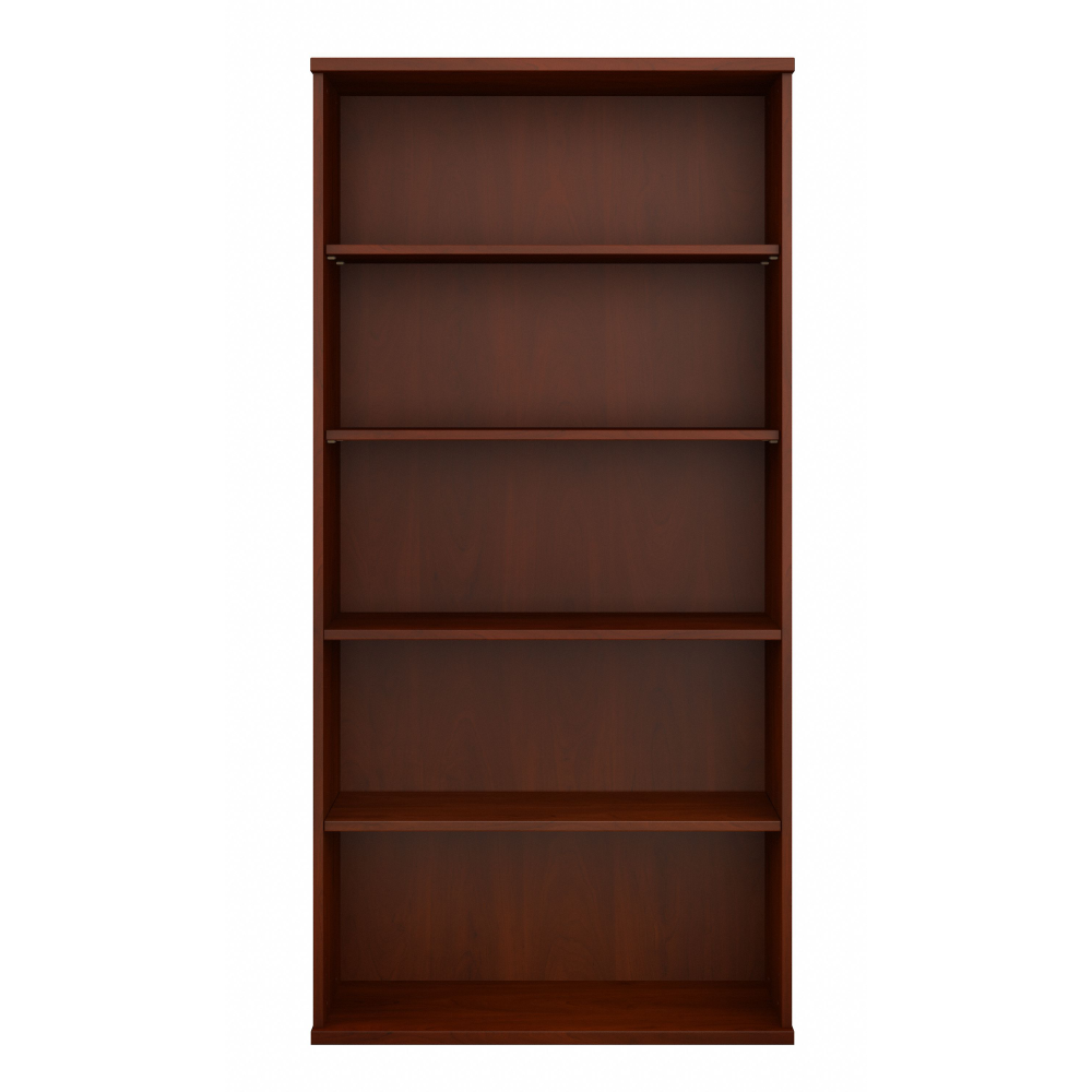 Shop Bush Business Furniture Studio C Tall 5 Shelf Bookcase, Image 03, SCB136HC-Z, #color_hansen cherry