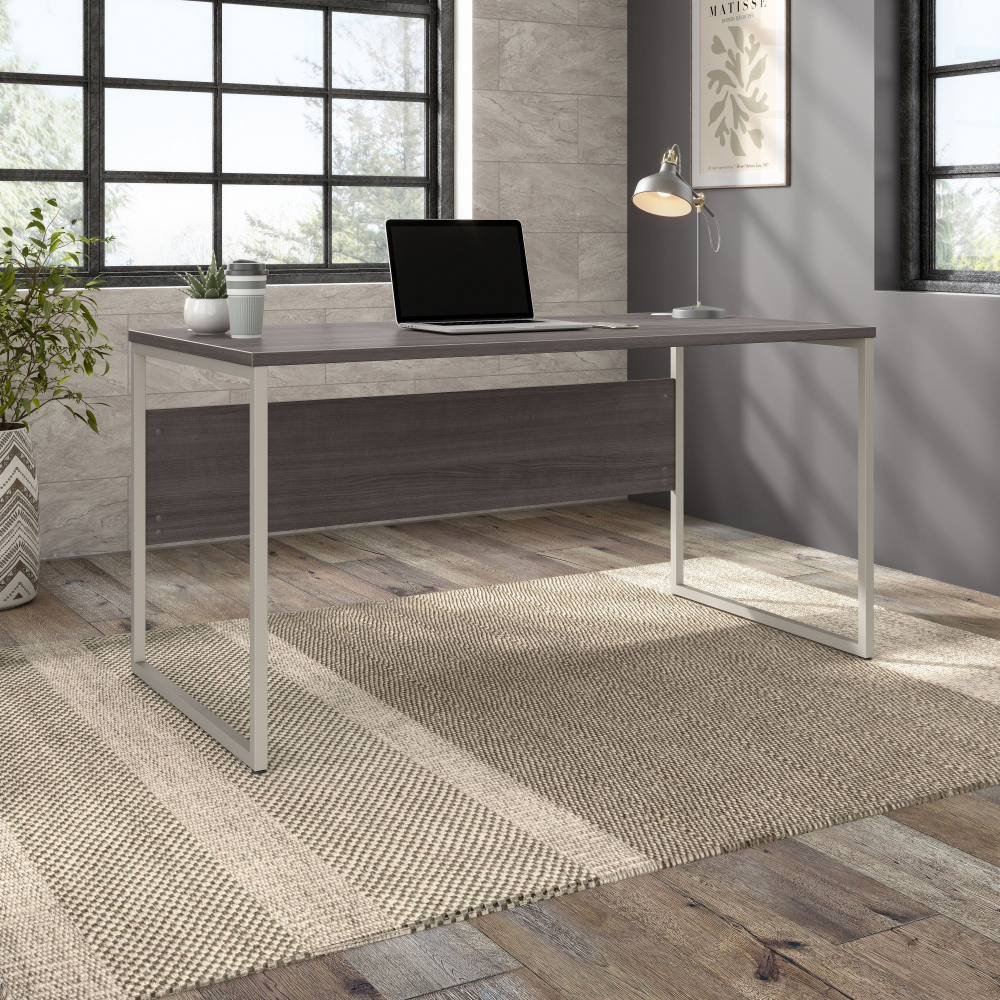 Shop Bush Business Furniture Hybrid 60W x 30D Computer Table Desk with Metal Legs, Image 02, HYD360SG, #color_storm gray