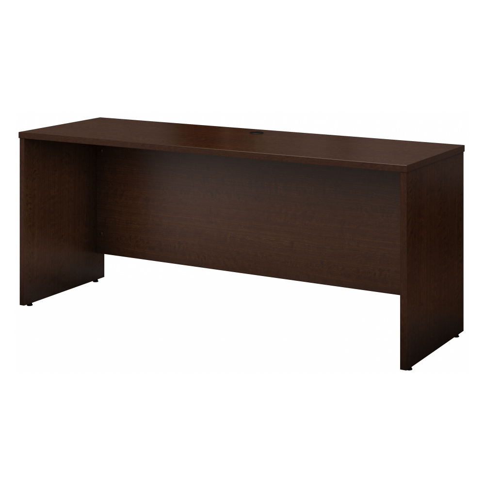 Shop Bush Business Furniture Series C 72W x 24D Credenza Desk, Image 01, WC12926, #color_mocha cherry