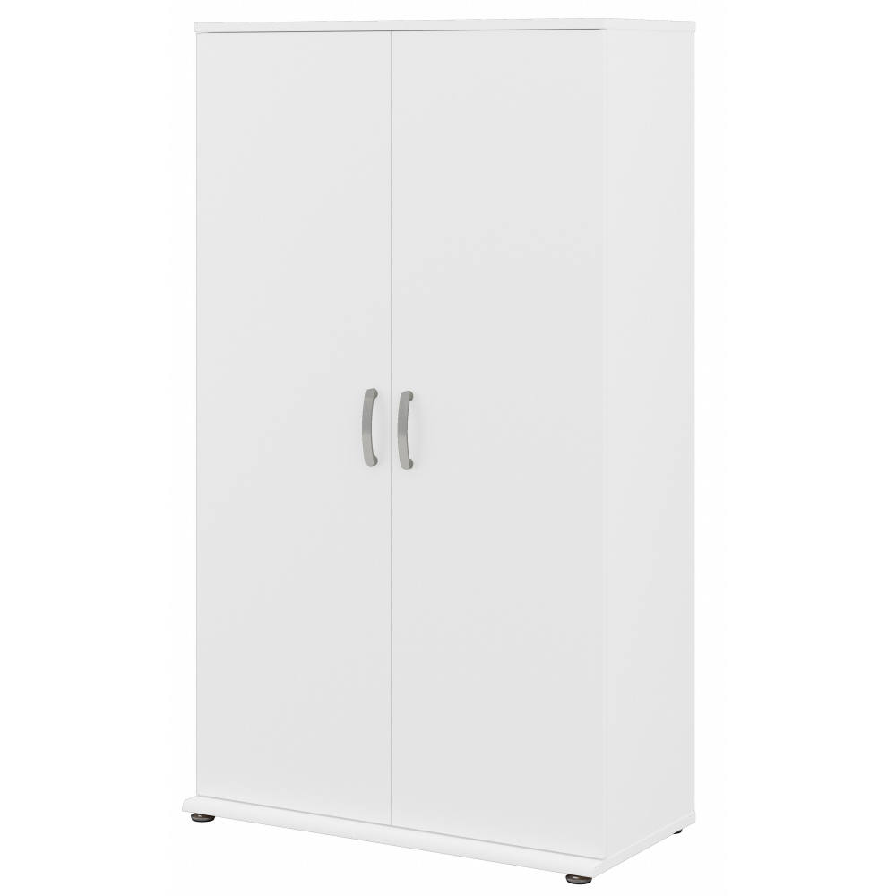 Shop Bush Business Furniture Universal Tall Storage Cabinet with Doors and Shelves, Image 01, UNS136WHK, #color_white