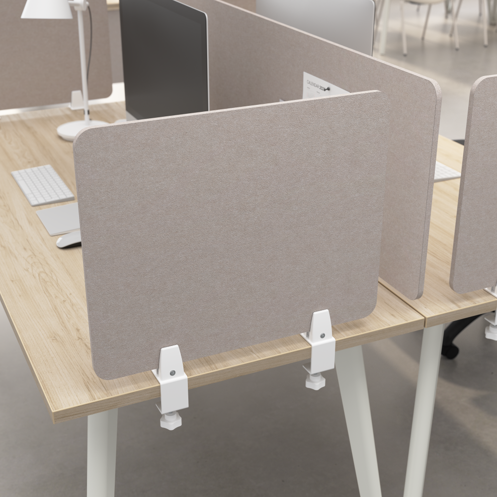 Shop Bush Business Furniture 22W Desktop Privacy Screen, Image 02, PSP122WB-03, #color_warm beige