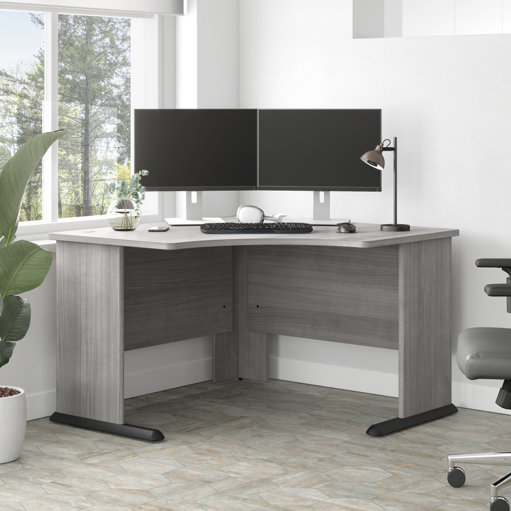 Shop Bush Business Furniture Studio A 48W Corner Computer Desk, Image 02, SDD148PG, #color_platinum gray
