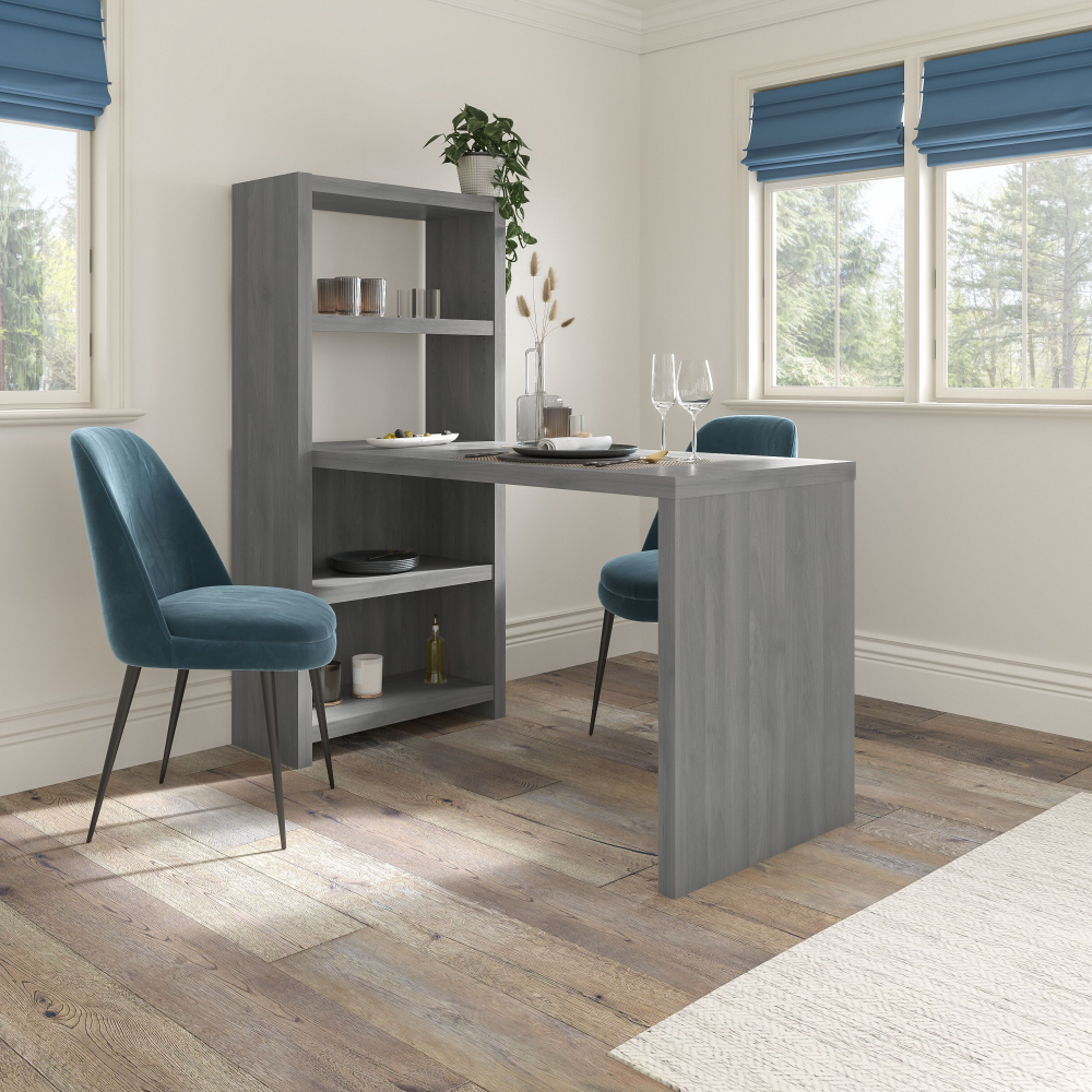 Shop Bush Business Furniture Echo 56W Dining Table, Image 02, ECH021MG, #color_modern gray