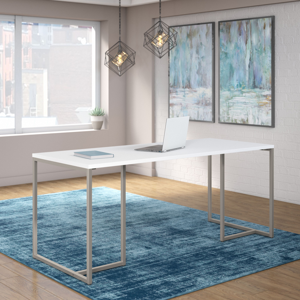 Shop Bush Business Furniture Method 72W Table Desk, Image 02, KI70207K, #color_white