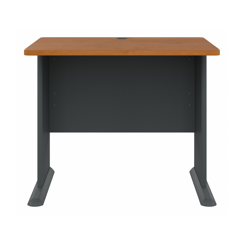 Shop Bush Business Furniture Series A 36W Desk, Image 03, WC57436, #color_natural cherry/slate