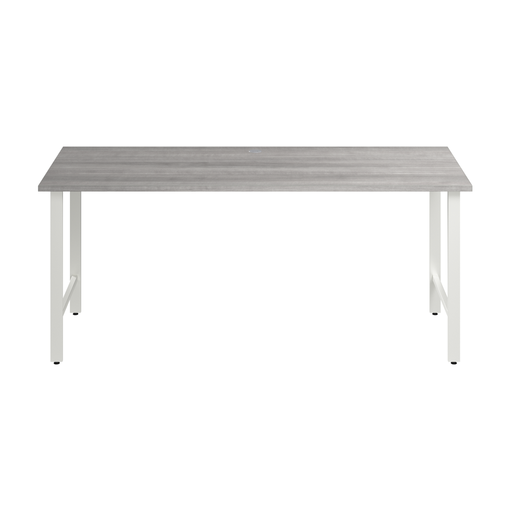 Shop Bush Business Furniture Hustle 72W x 30D Computer Desk with Metal Legs, Image 03, HUD272PG, #color_platinum gray