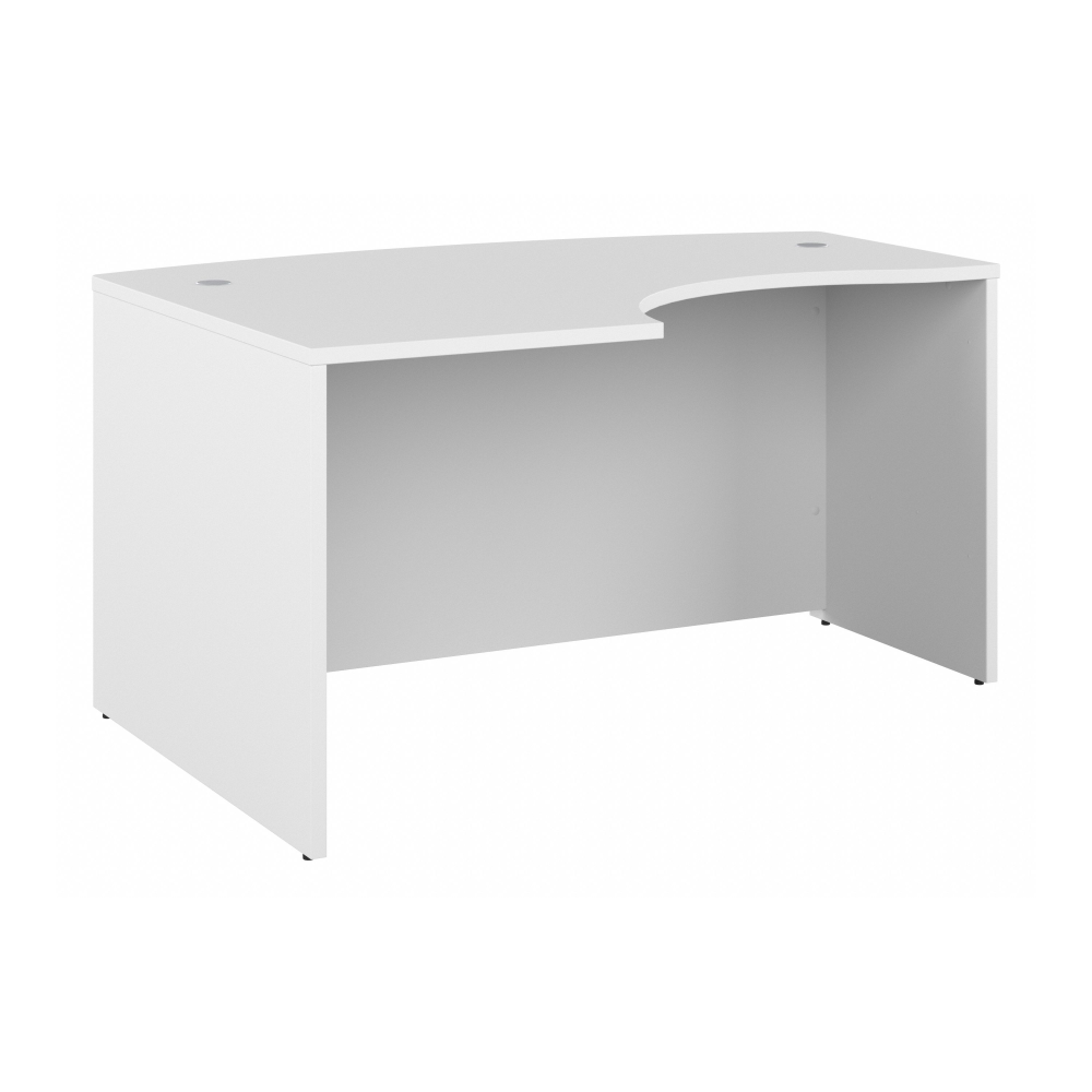 Shop Bush Business Furniture Studio C 60W x 43D Left Hand L-Bow Desk Shell, Image 01, SCD660WH, #color_white