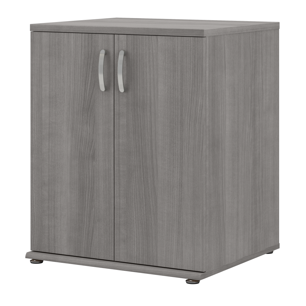 Shop Bush Business Furniture Universal Floor Storage Cabinet with Doors and Shelves, Image 01, UNS128PG, #color_platinum gray