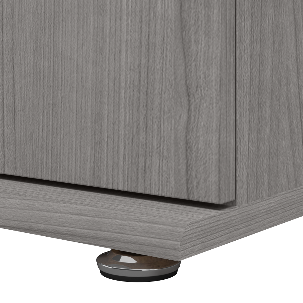 Shop Bush Business Furniture Universal 108W 6 Piece Modular Storage Set with Floor and Wall Cabinets, Image 05, UNS002PG, #color_platinum gray