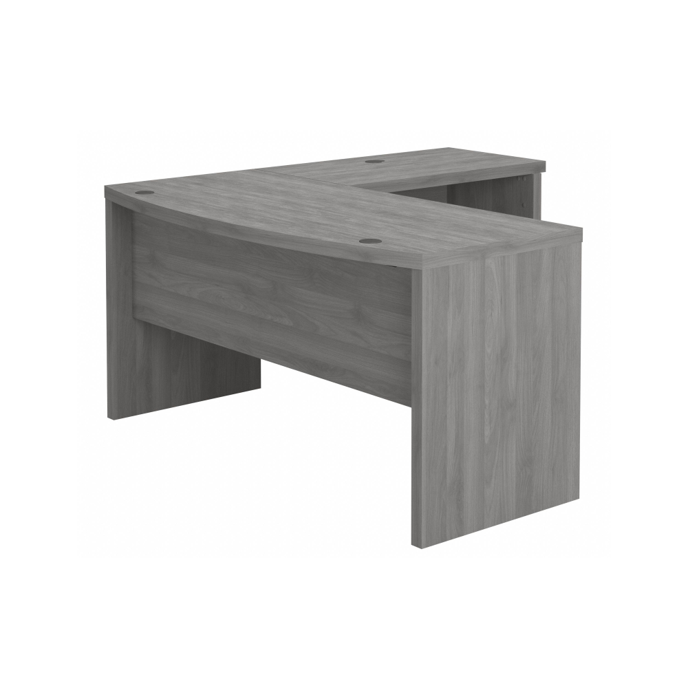 Shop Bush Business Furniture Echo L Shaped Bow Front Desk, Image 01, ECH025MG, #color_modern gray