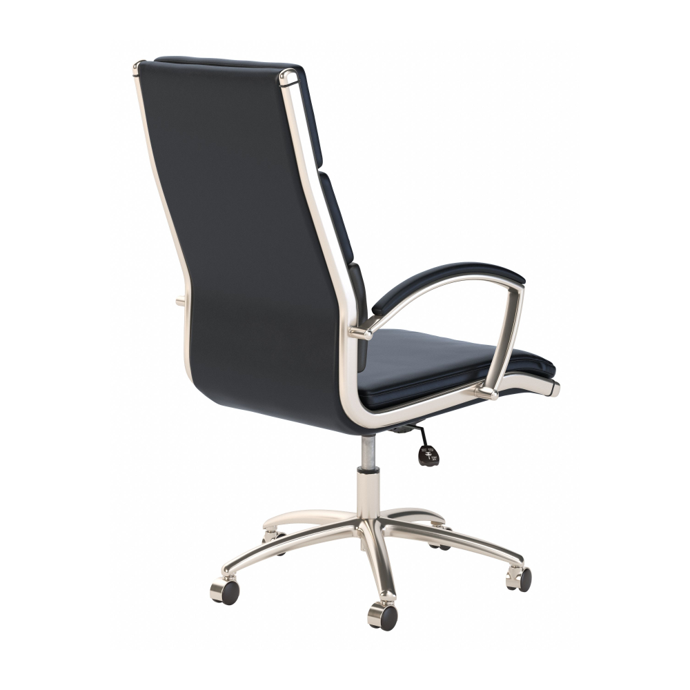 Shop Bush Business Furniture Modelo High Back Leather Executive Office Chair, Image 03, CH1701BLL-03, #color_black leather