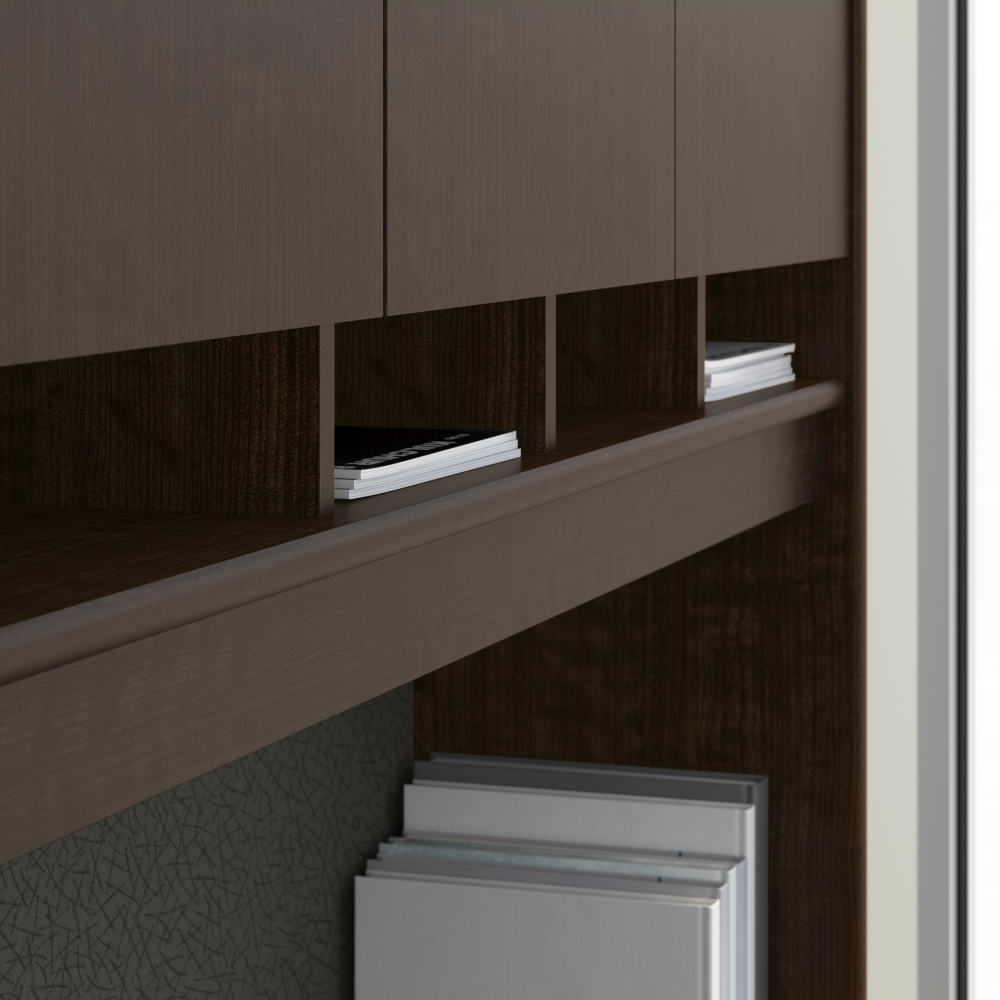 Shop Bush Business Furniture Series C 72W 4 Door Hutch, Image 03, WC12977K, #color_mocha cherry
