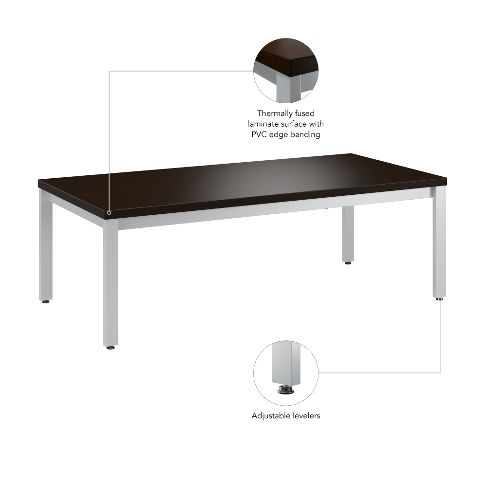 Shop Bush Business Furniture Arrive Waiting Room Coffee Table, Image 07, AVT148MR, #color_mocha cherry