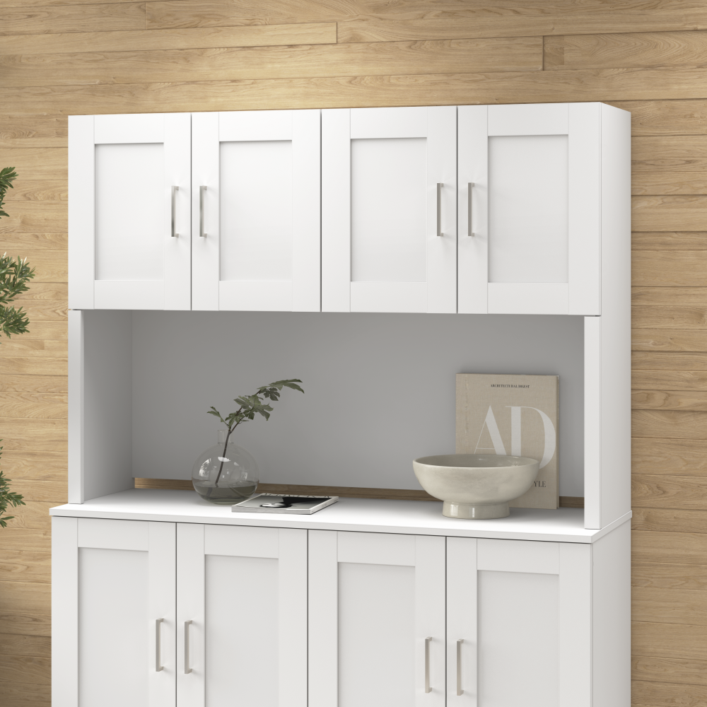 Shop Bush Business Furniture Hampton Heights 60W Hutch, Image 02, HHH160WH, #color_white