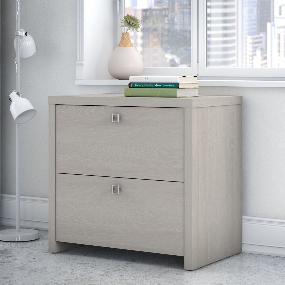 Shop Bush Business Furniture Echo 2 Drawer Lateral File Cabinet, Image 02, KI60202-03, #color_gray sand