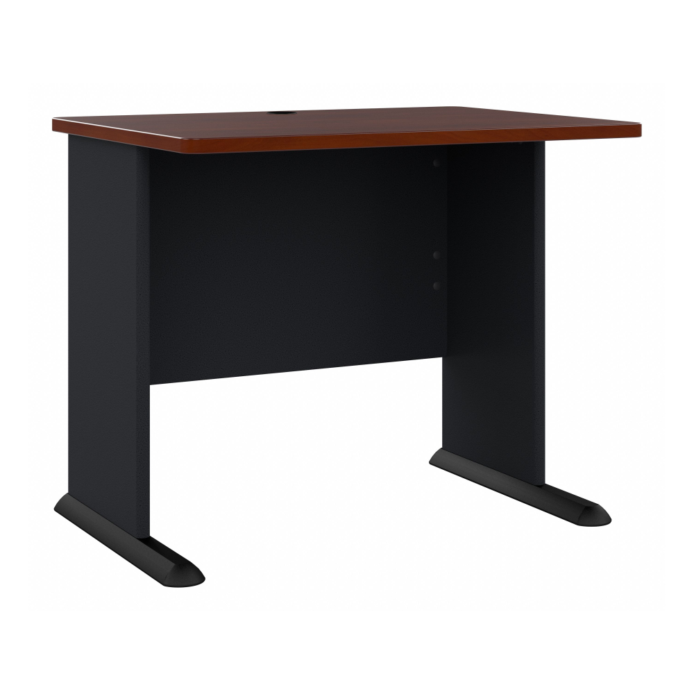 Shop Bush Business Furniture Series A 36W Desk, Image 01, WC90436A, #color_hansen cherry/galaxy