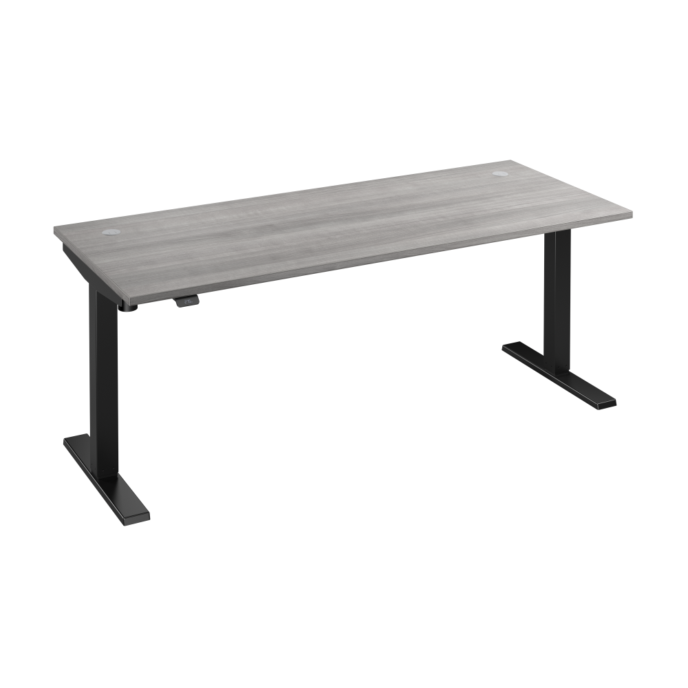 Shop Bush Business Furniture Move 40 Series 72W x 30D Electric Height Adjustable Standing Desk, Image 01, M4S7230PGBK, #color_platinum gray/black powder coat