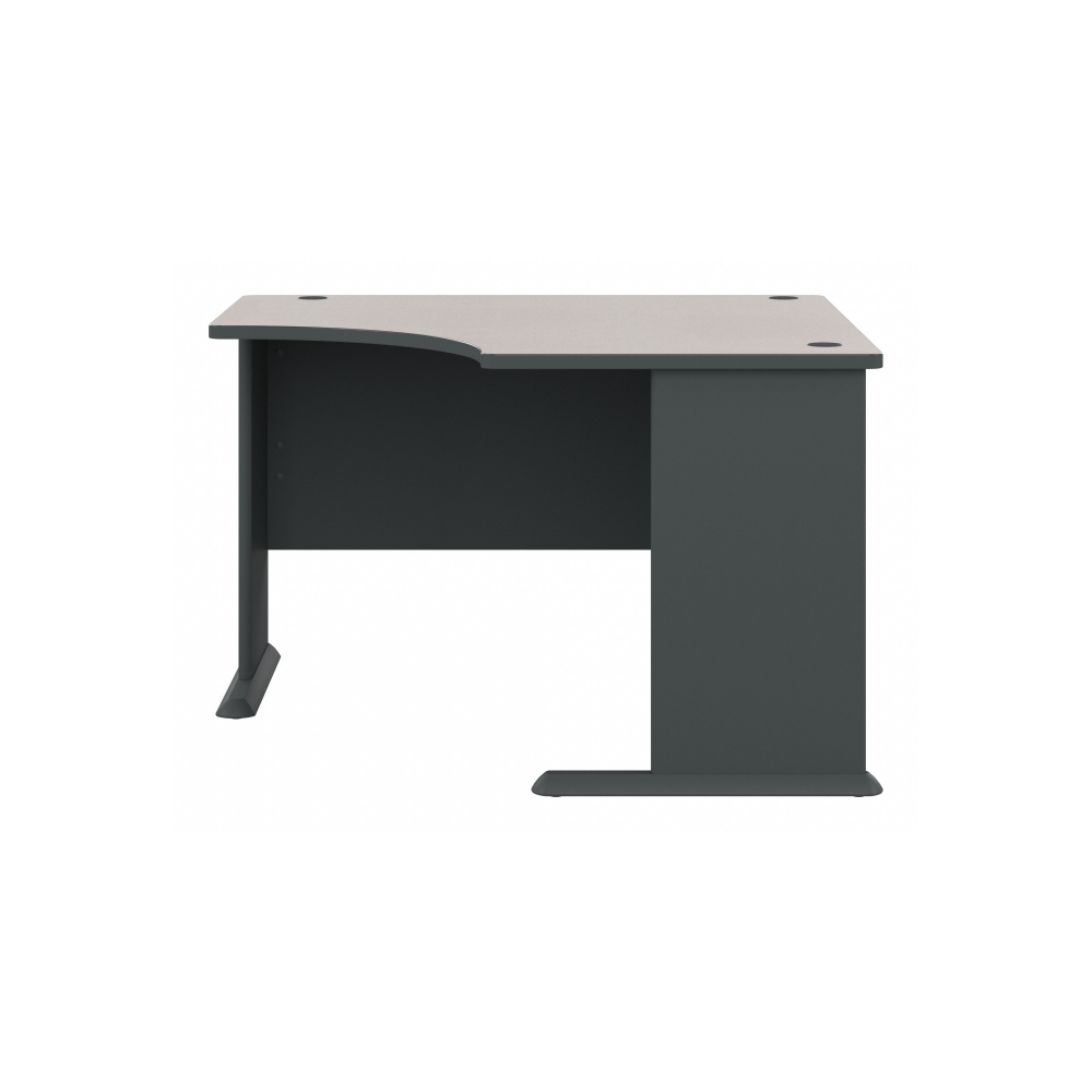 Shop Bush Business Furniture Series A 48W Corner Desk, Image 03, WC8427A, #color_slate/white spectrum