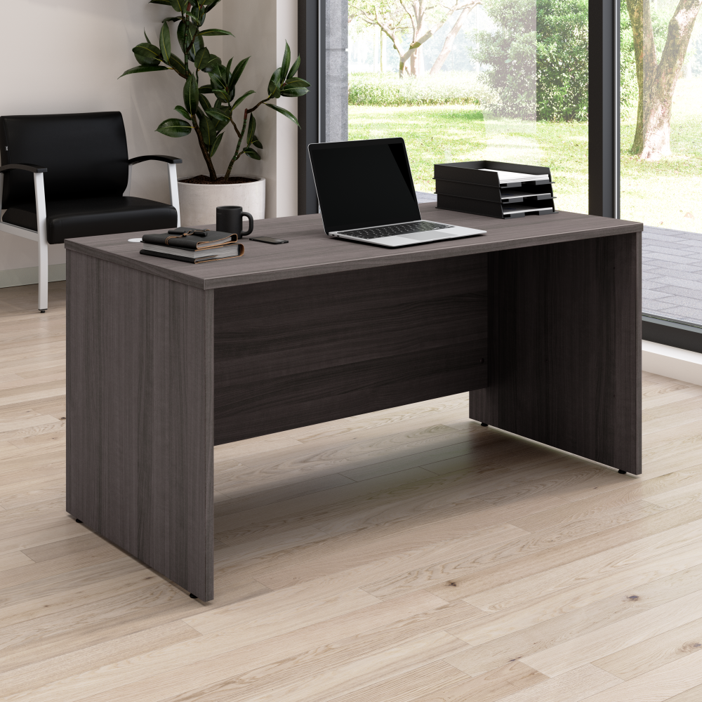 Shop Bush Business Furniture Arrive 60W x 30D Office Desk, Image 02, ARD260SG-Z, #color_storm gray