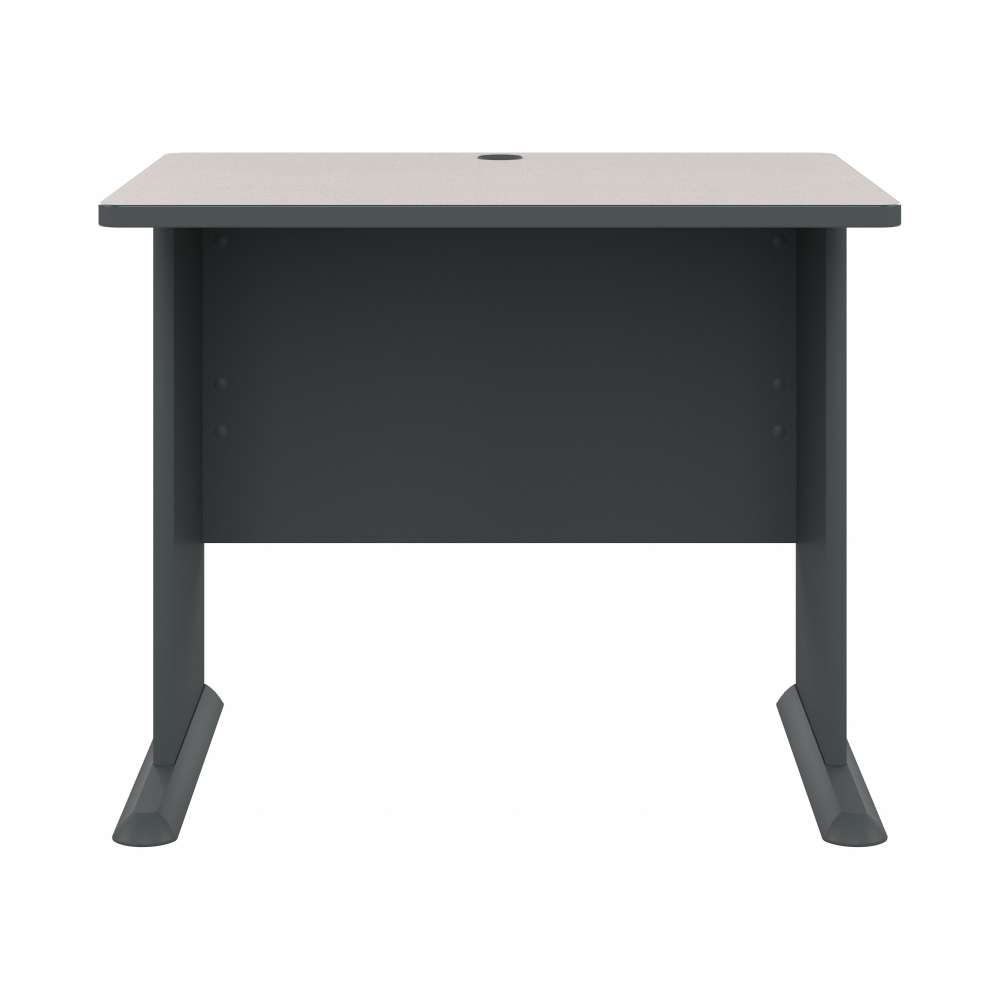 Shop Bush Business Furniture Series A 36W Desk, Image 03, WC8436A, #color_slate/white spectrum