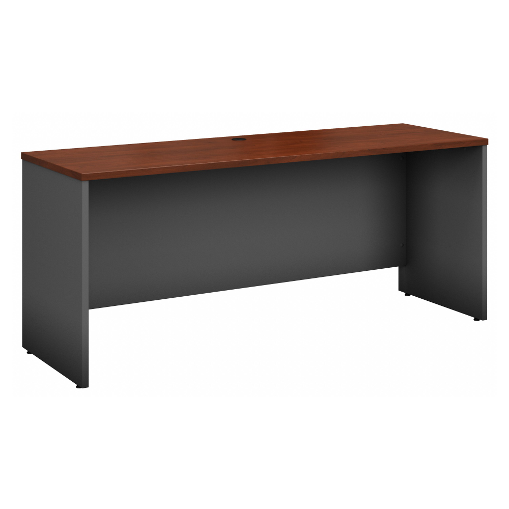 Shop Bush Business Furniture Series C 72W x 24D Credenza Desk, Image 01, WC24426, #color_hansen cherry/graphite gray