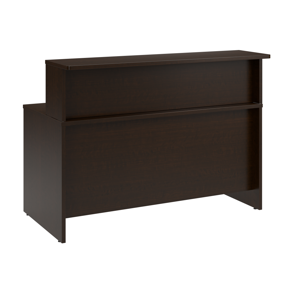 Shop Bush Business Furniture Arrive 60W x 30D Reception Desk with Shelf, Image 03, ARV001MR, #color_mocha cherry