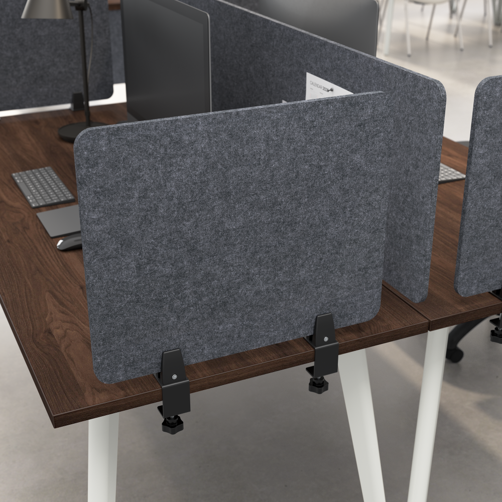 Shop Bush Business Furniture 22W Desktop Privacy Screen, Image 02, PSP122CL-03, #color_cool charcoal