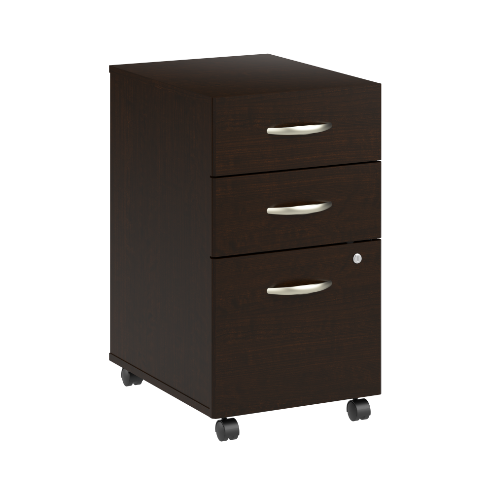 Shop Bush Business Furniture Arrive 3 Drawer Mobile File Cabinet - Assembled, Image 01, ARF116MR-Z, #color_mocha cherry