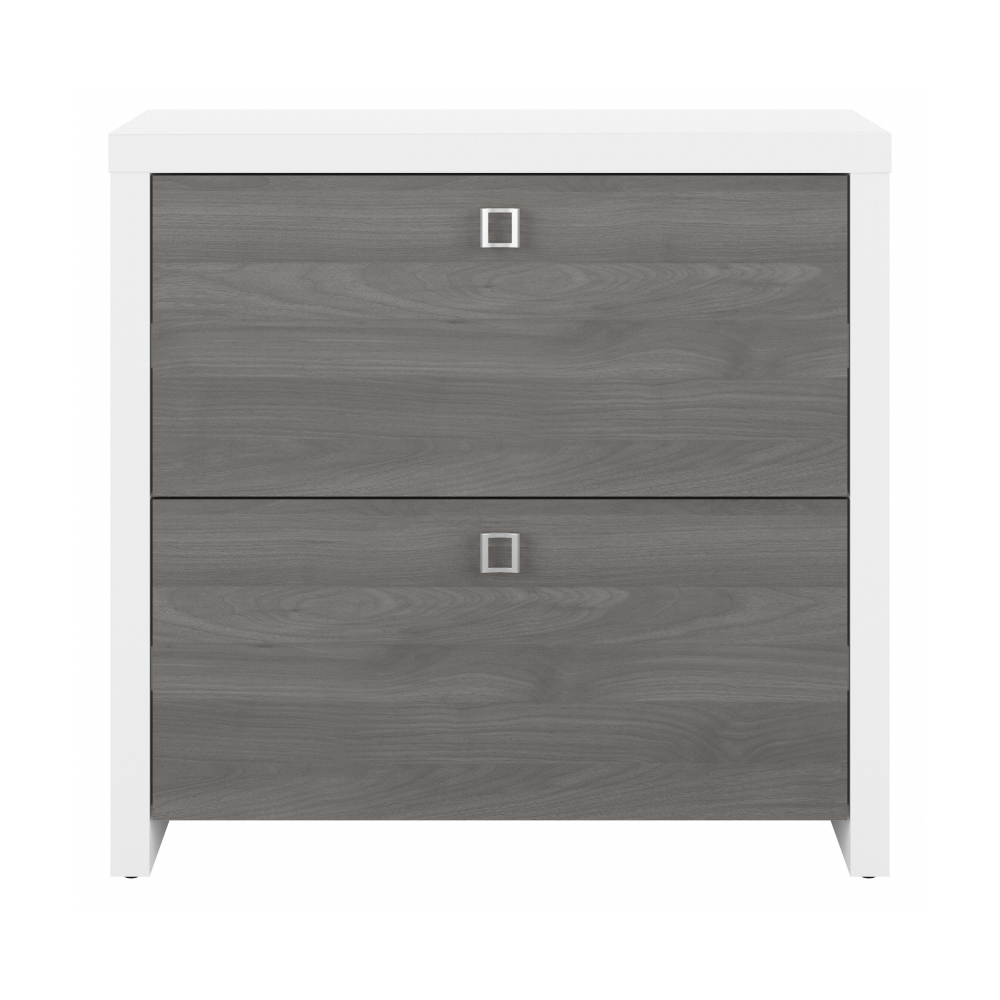 Shop Bush Business Furniture Echo 2 Drawer Lateral File Cabinet, Image 03, KI60502-03, #color_pure white/modern gray