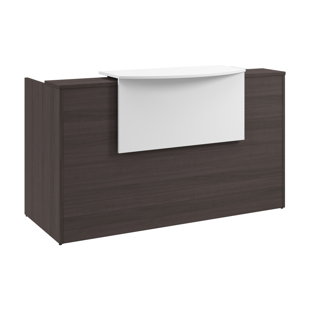 Shop Bush Business Furniture Arrive 72W x 30D Reception Desk with Counter and Mobile File Cabinet, Image 03, ARV008SG, #color_storm gray
