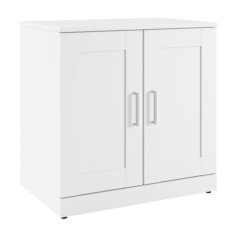 Shop Bush Business Furniture Hampton Heights 30W Storage Cabinet with Doors, Image 01, HHS130WH, #color_white
