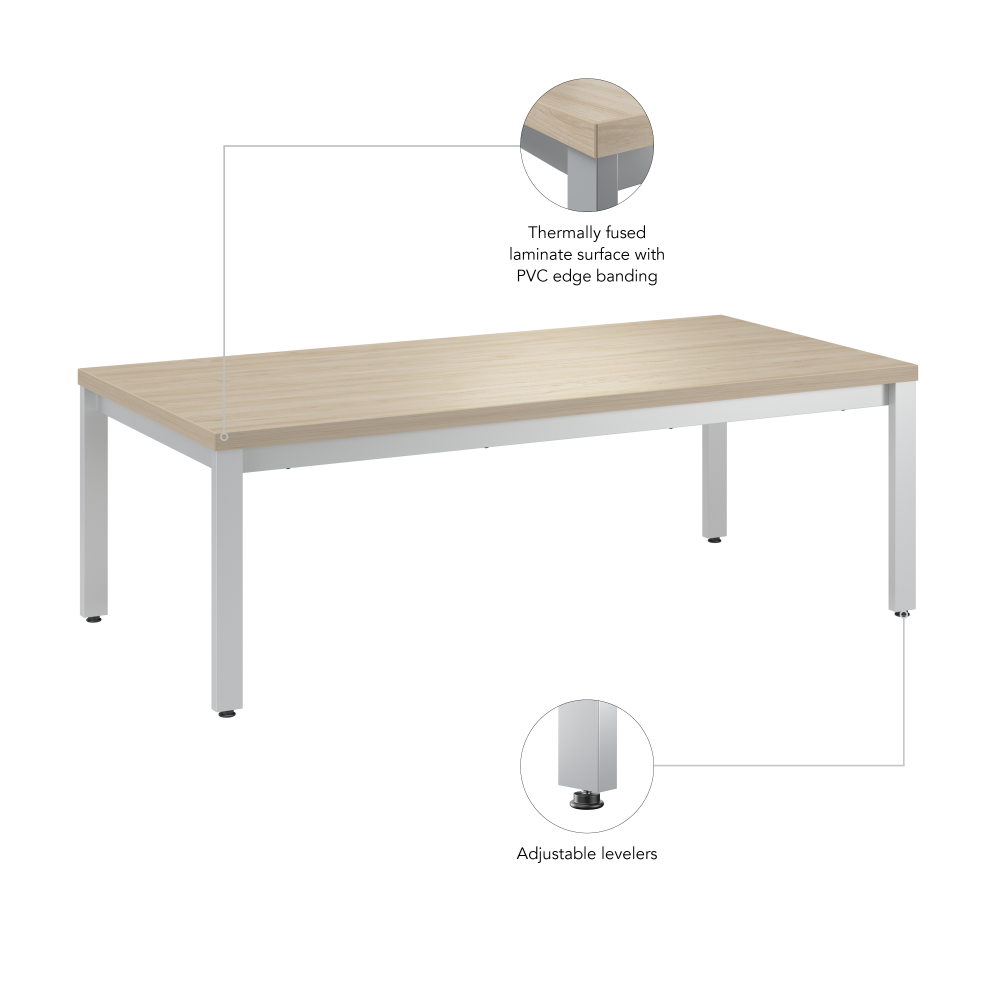 Shop Bush Business Furniture Arrive Waiting Room Coffee Table, Image 07, AVT148NE, #color_natural elm