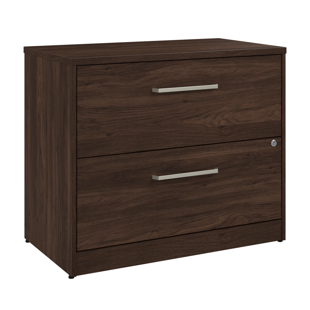 Shop Bush Business Furniture Vista 2 Drawer Lateral File Cabinet, Image 01, VSF136BWSU, #color_black walnut