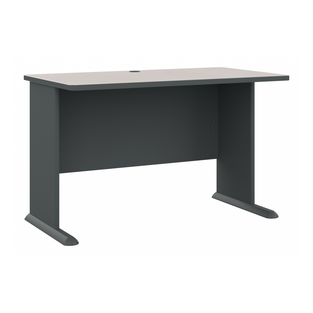 Shop Bush Business Furniture Series A 48W Desk, Image 01, WC8448A, #color_slate/white spectrum