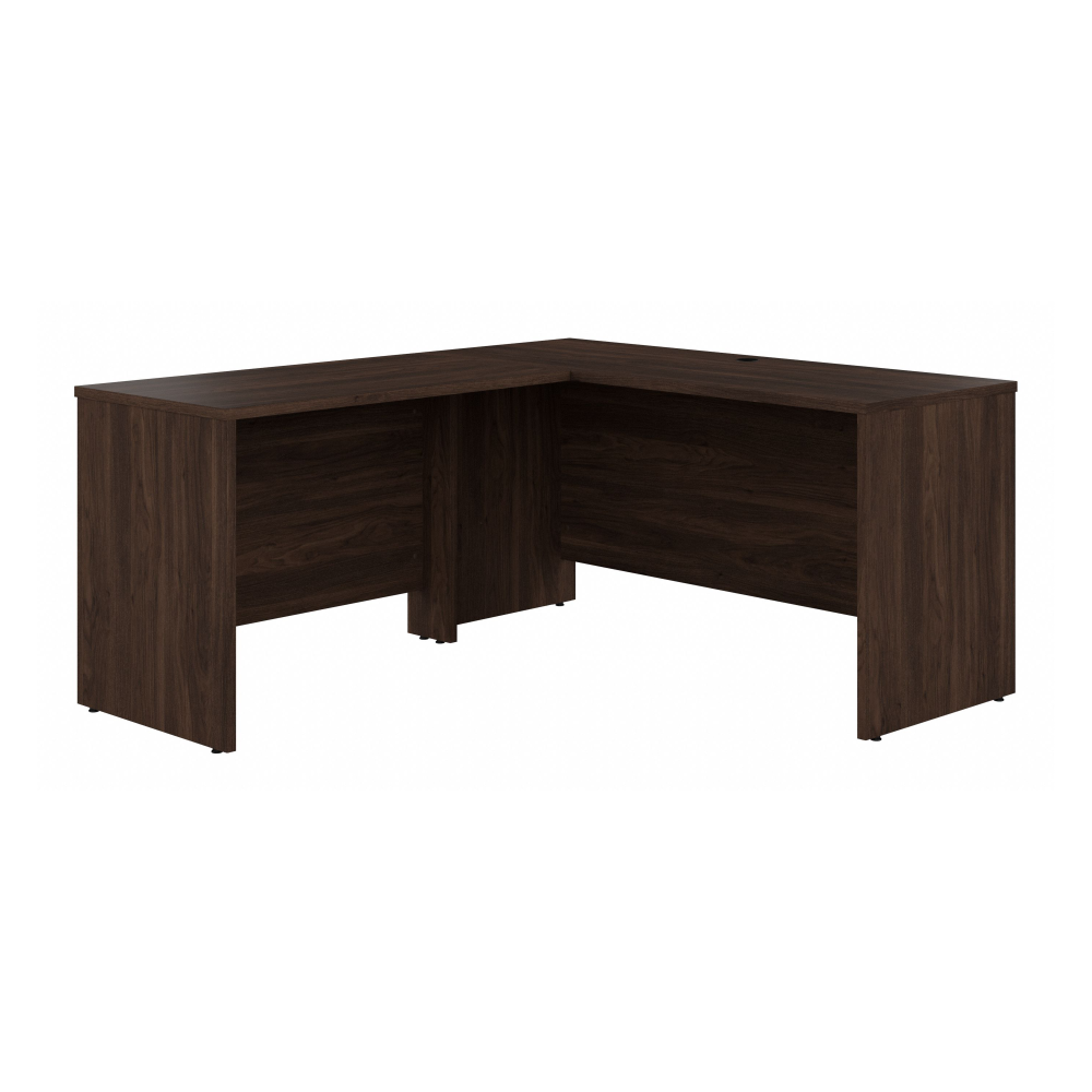 Shop Bush Business Furniture Studio C 60W x 24D L Shaped Desk with 42W Return, Image 01, STC051BW, #color_black walnut