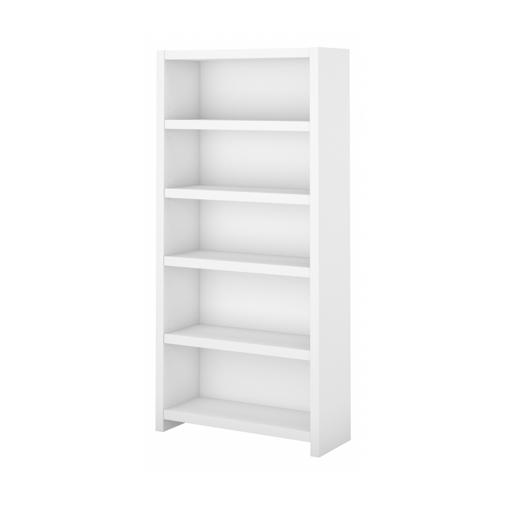 Shop Bush Business Furniture Echo 5 Shelf Bookcase, Image 01, KI60104-03, #color_pure white