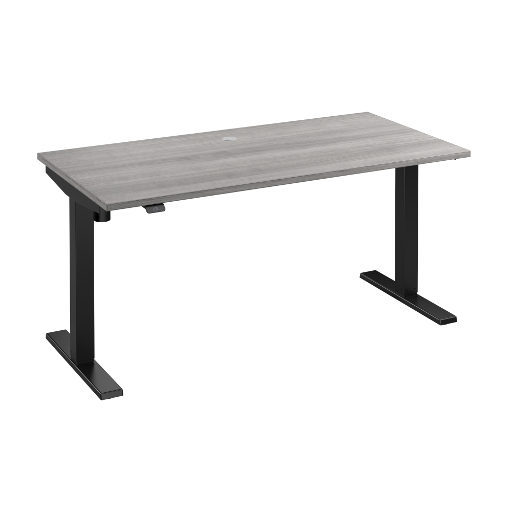 Shop Bush Business Furniture Move 40 Series 60W x 30D Electric Height Adjustable Standing Desk, Image 01, M4S6030PGBK, #color_platinum gray/black powder coat