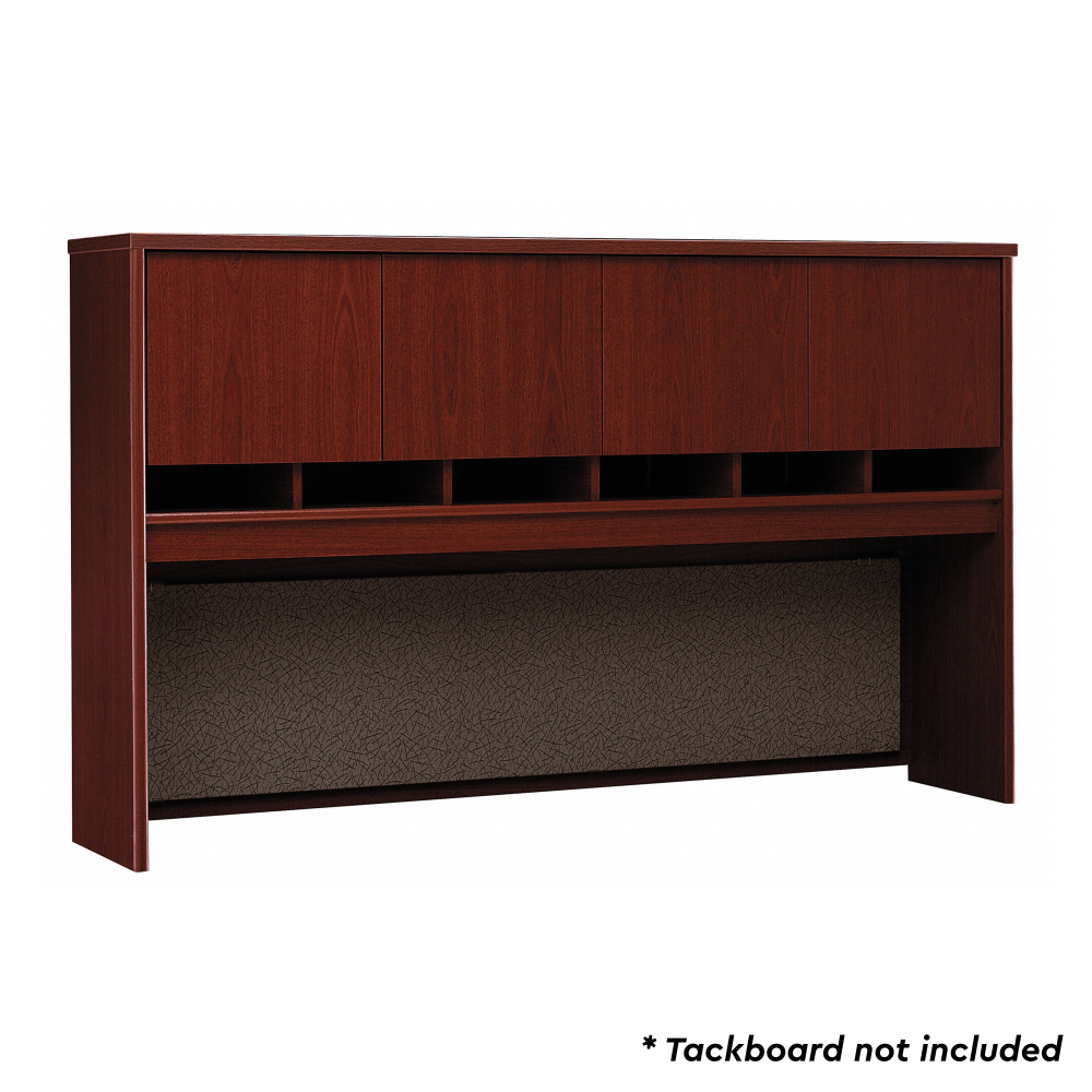 Shop Bush Business Furniture Series C 72W 4 Door Hutch, Image 02, WC36777K, #color_mahogany