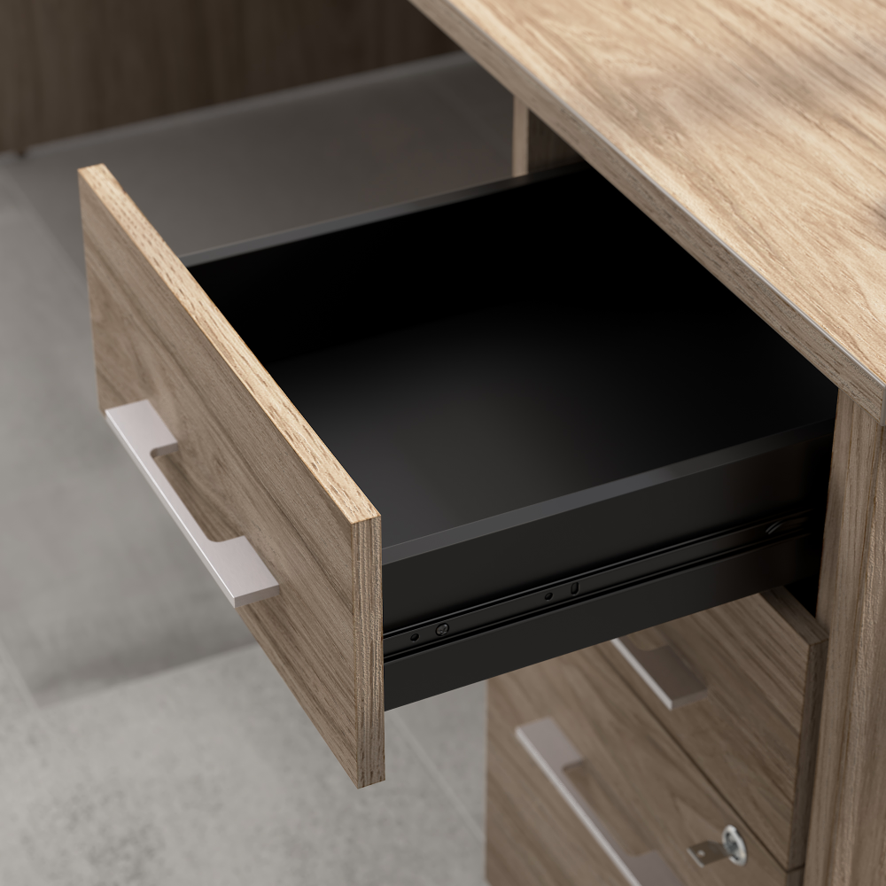 Shop Bush Business Furniture Office 500 16W 3 Drawer File Cabinet - Assembled, Image 06, OFF116MHSU, #color_modern hickory
