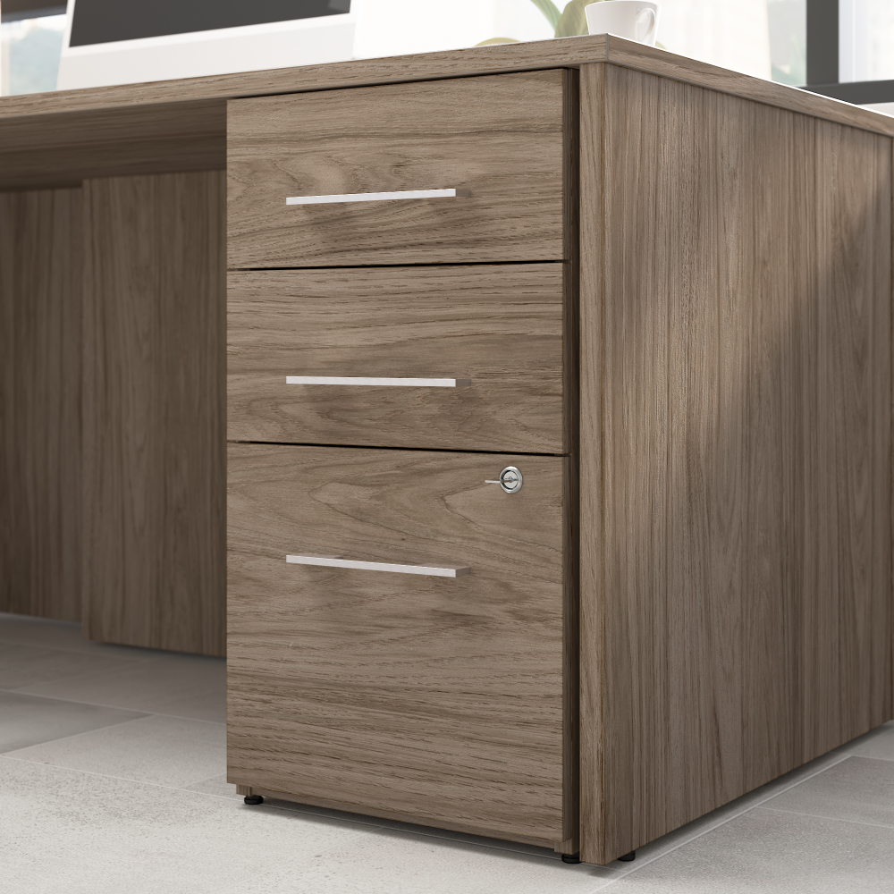Shop Bush Business Furniture Office 500 16W 3 Drawer File Cabinet - Assembled, Image 04, OFF116MHSU, #color_modern hickory