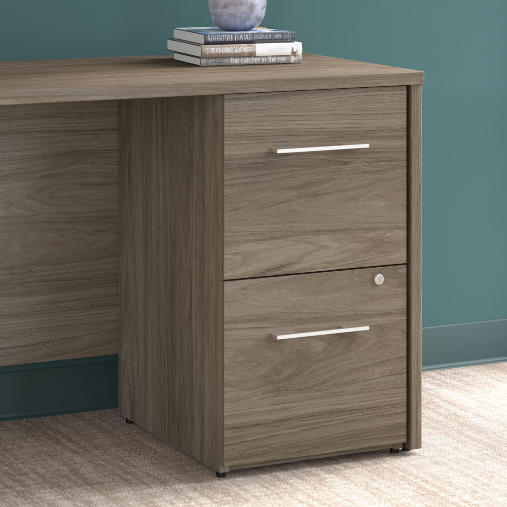 Shop Bush Business Furniture Office 500 16W 2 Drawer File Cabinet - Assembled, Image 02, OFF216MHSU, #color_modern hickory