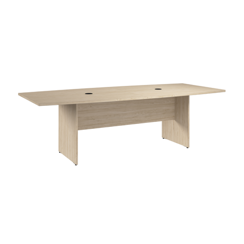 Shop Bush Business Furniture 96-inch Office Conference Table with Wood Base, Image 01, 99TB9642NEK, #color_natural elm