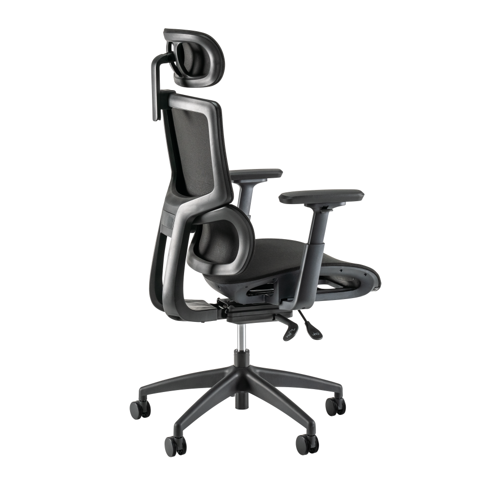 Shop Bush Business Furniture Align High Back Ergonomic Office Chair with Lumbar Support, Image 03, CH3803BLF-03, #color_black nylon mesh