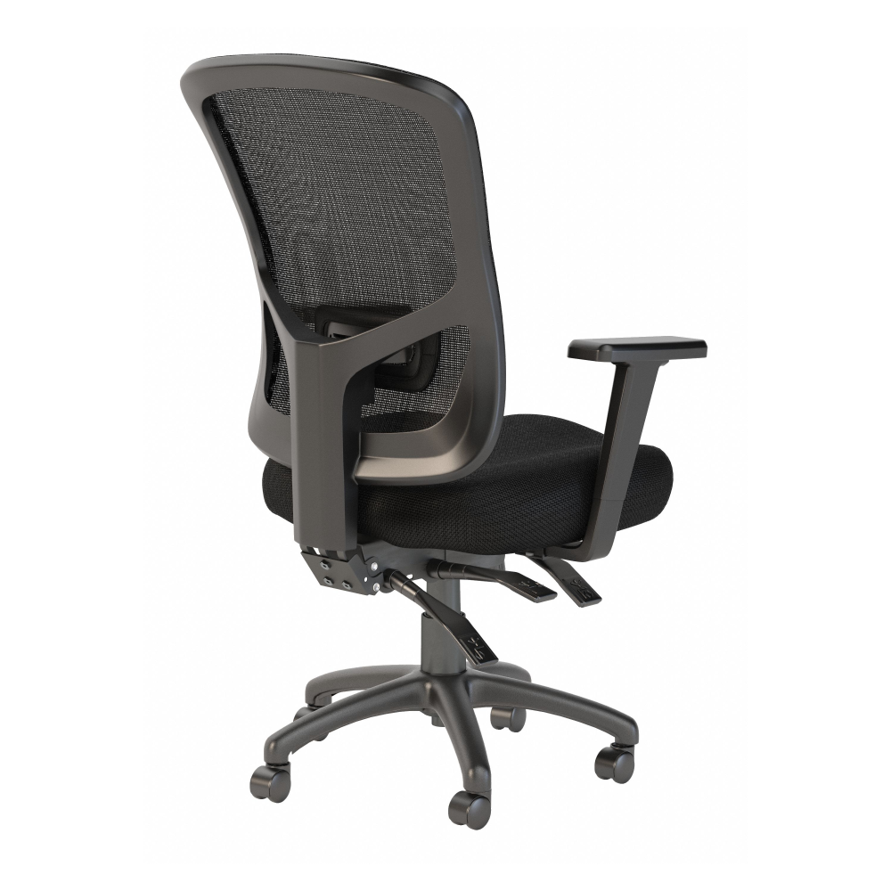Shop Bush Business Furniture Custom Comfort High Back Multifunction Mesh Executive Office Chair, Image 03, CH1303BLF-03, #color_black nylon mesh
