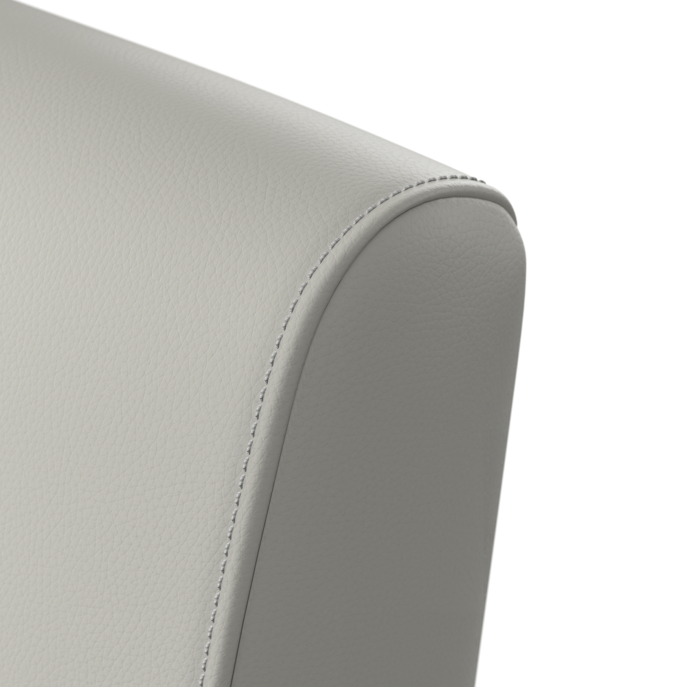 Shop Bush Business Furniture Arrive Waiting Room Guest Chair with Arms, Image 06, CH3901GVL-03, #color_light gray vinyl